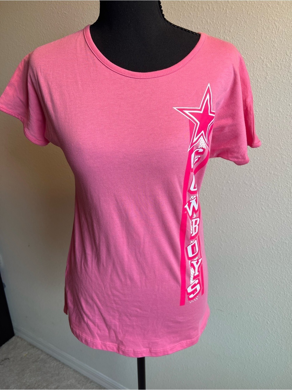 Dallas Cowboys NFL Women's Pink Short Sleeve Tee